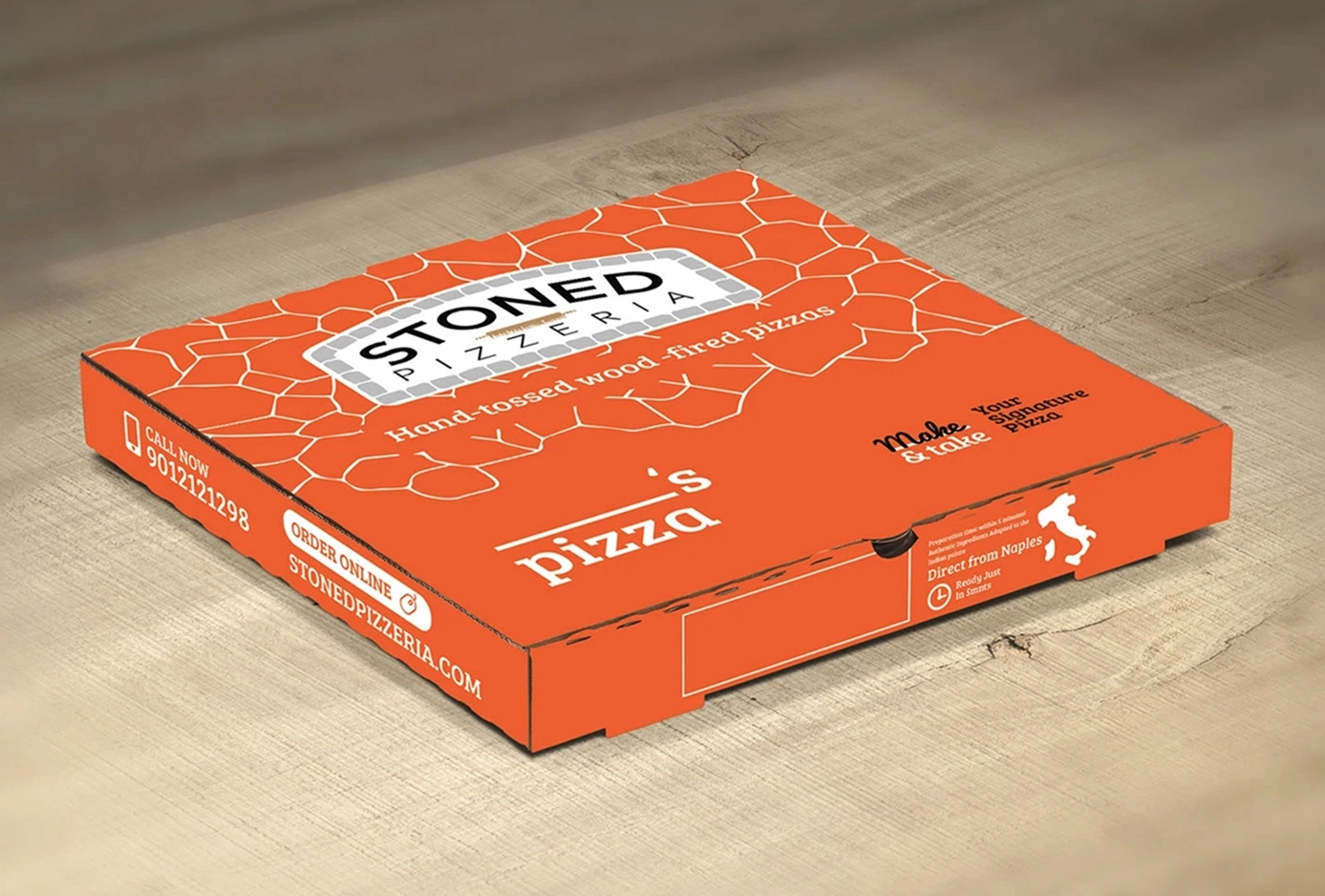 Stone Pizzeria project thumbnail - Brand Identity | Logo Design