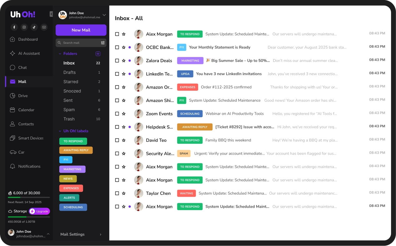 AI-Powered Inbox