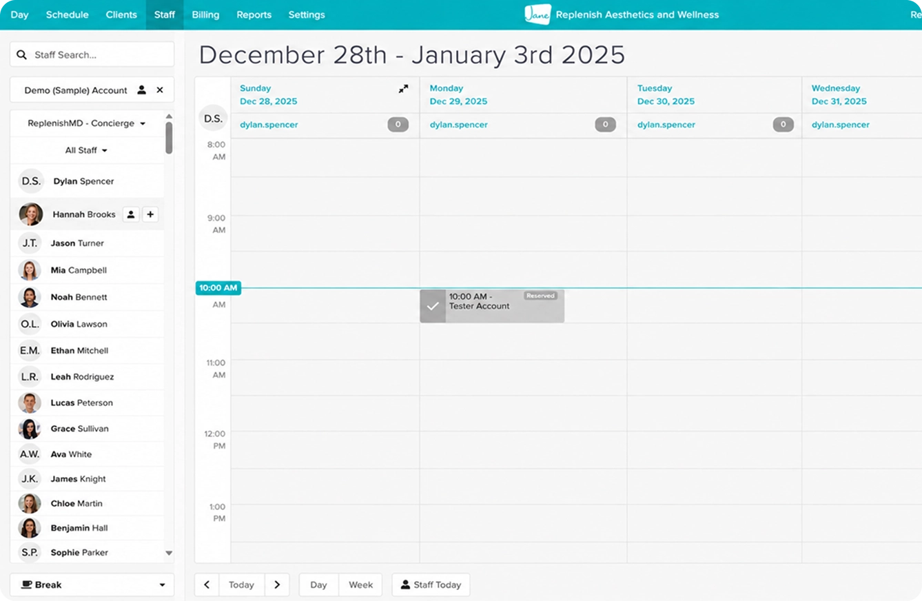 Schedule Before